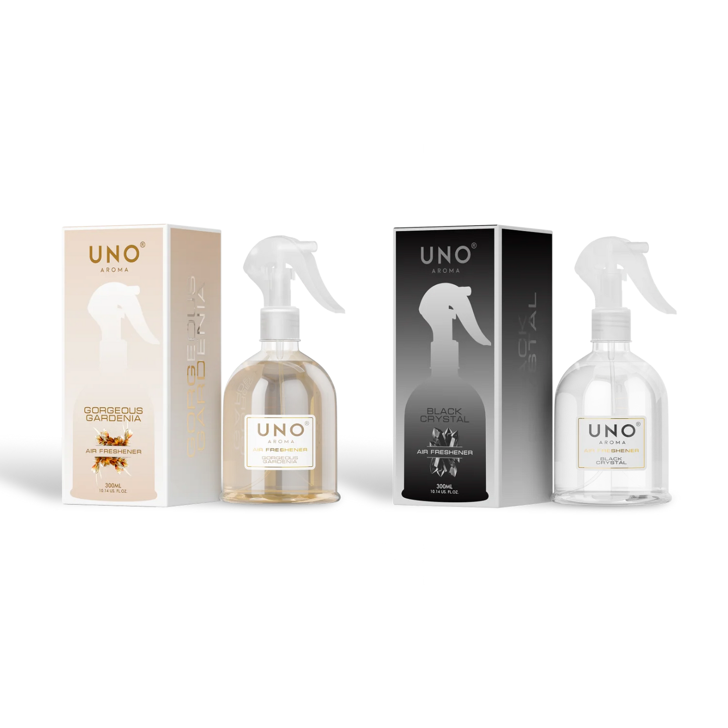 (Pack of 2) Black Crystal and Gorgeous Gardenia - Air Fresheners (2 X 300ML)