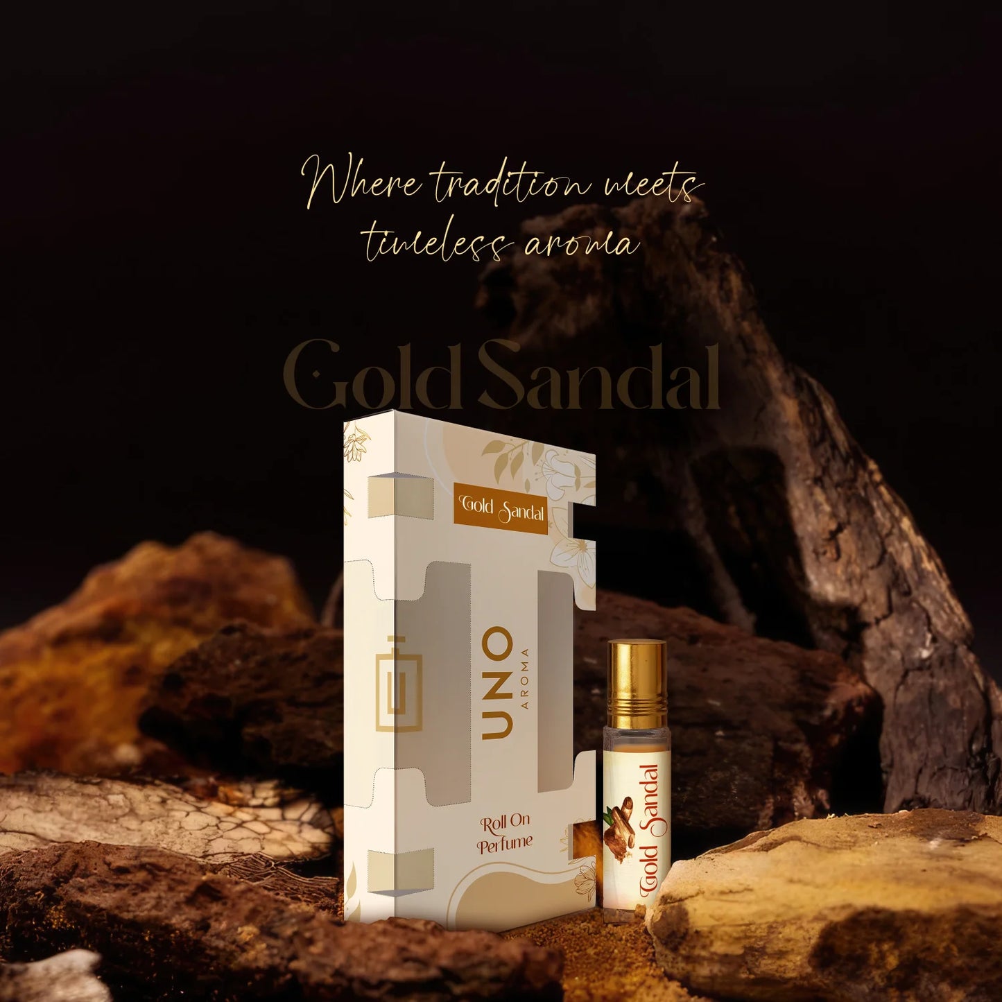 Gold Sandal - Roll on Attar