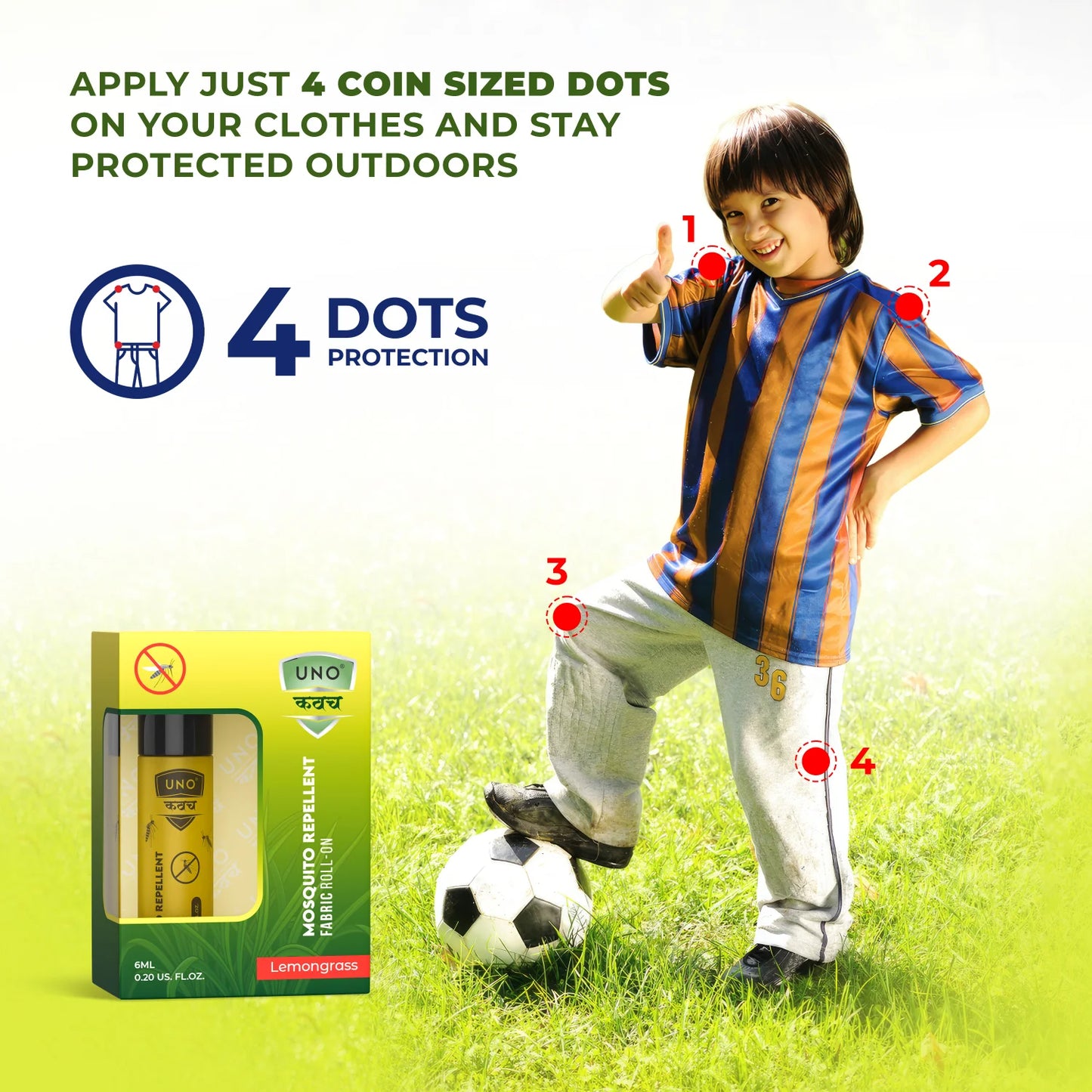 Lemongrass - Mosquito Repellent Roll On Attar