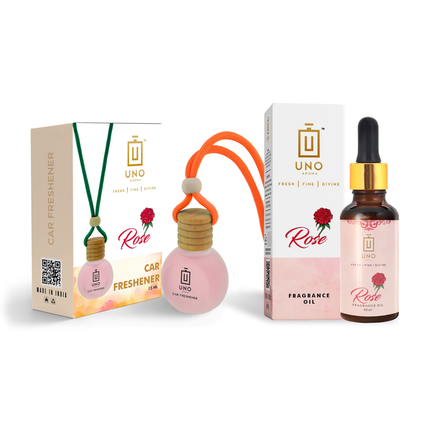 Rose - Hanging Car Freshener