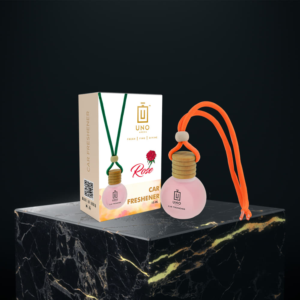 Rose - Hanging Car Freshener