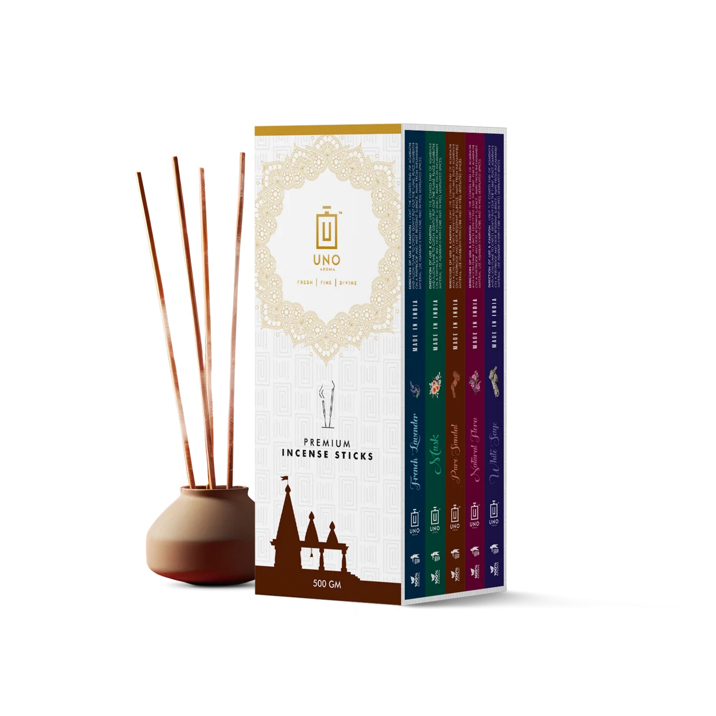Combo (Pack of 5) - Incense Sticks (Agarbatti)