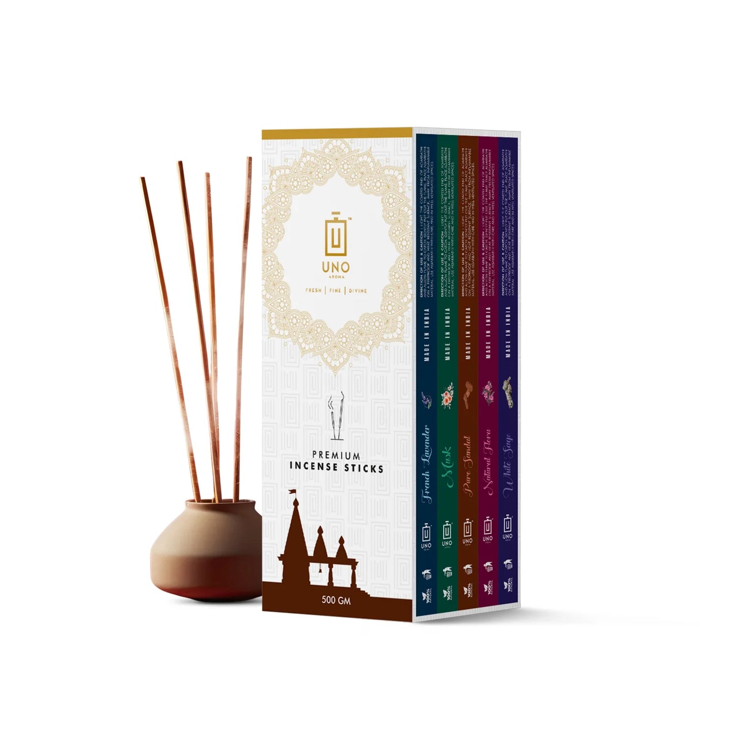 Combo (Pack of 5) - Incense Sticks (Agarbatti)