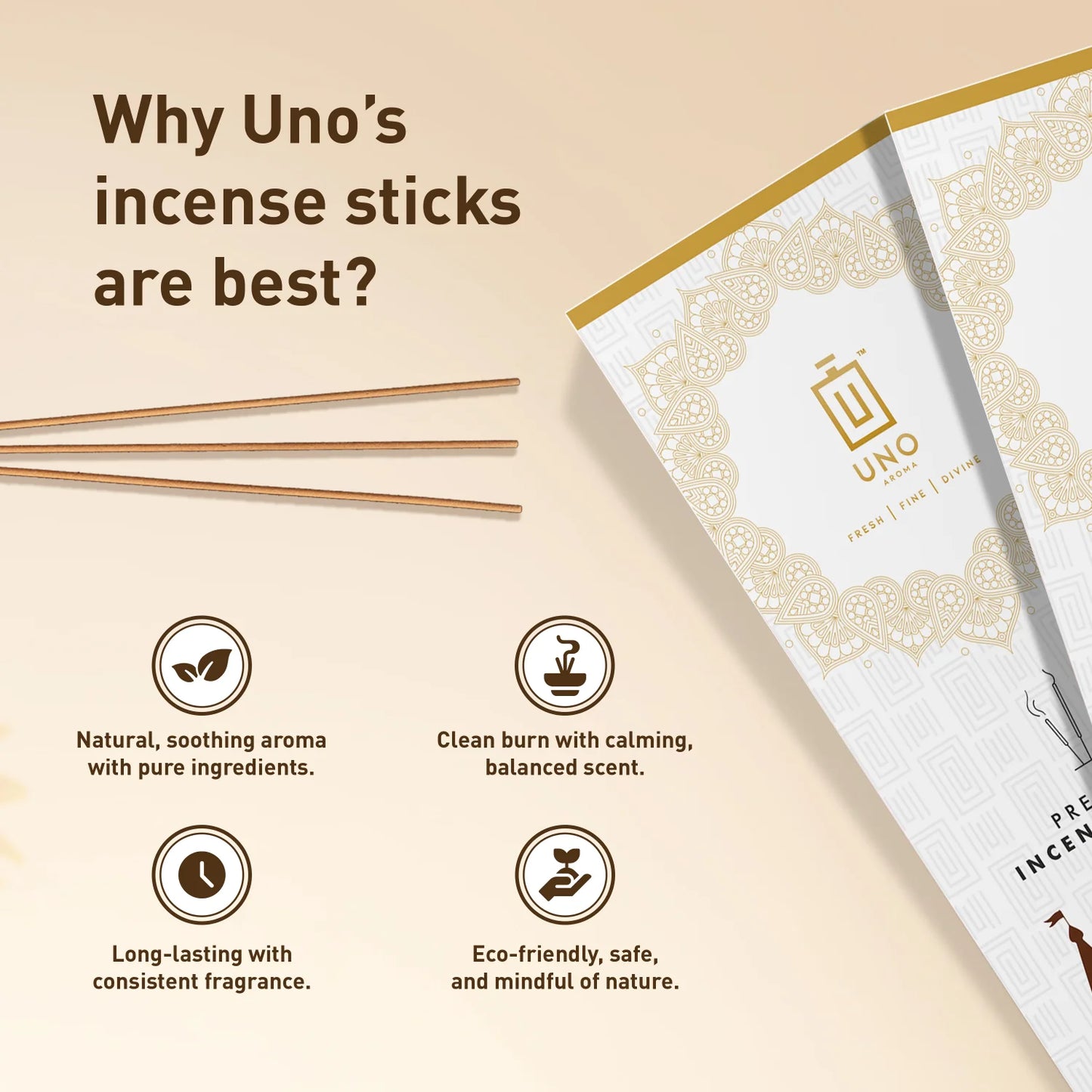 Combo (Pack of 5) - Incense Sticks (Agarbatti)