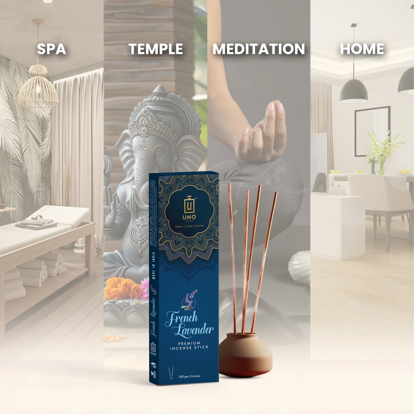 French Lavender - Incense Sticks (Agarbatti)