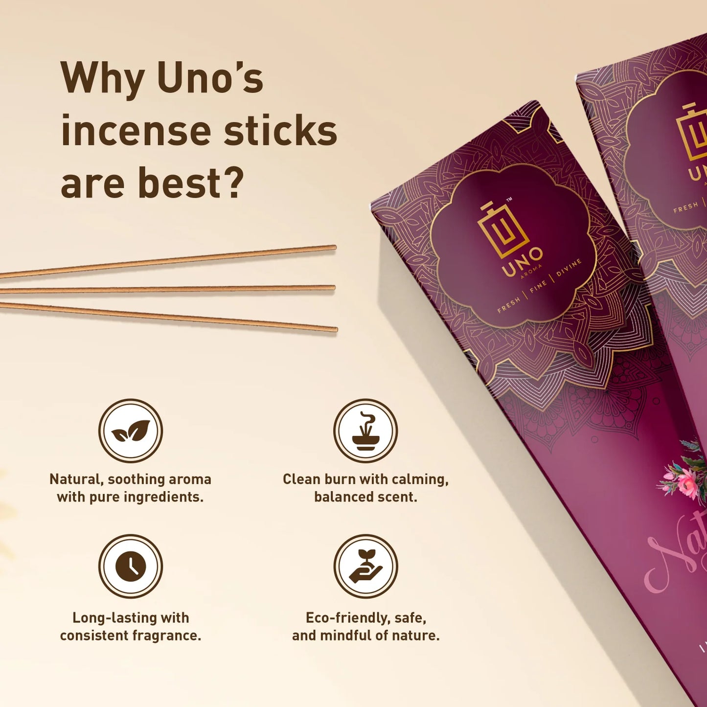 Natural Flora - Incense Sticks (Agarbatti)