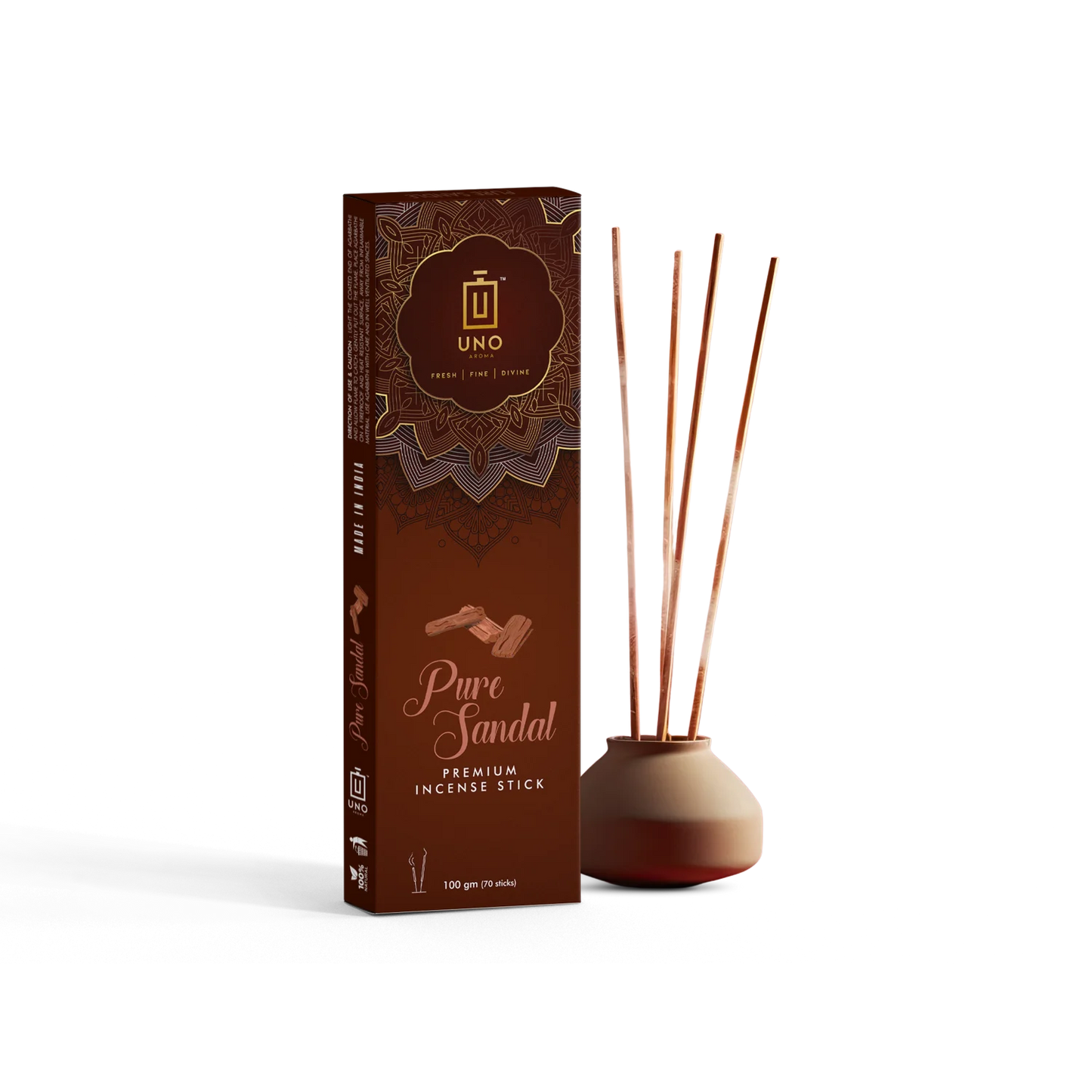 Pure Sandal - Incense Sticks (Agarbatti)
