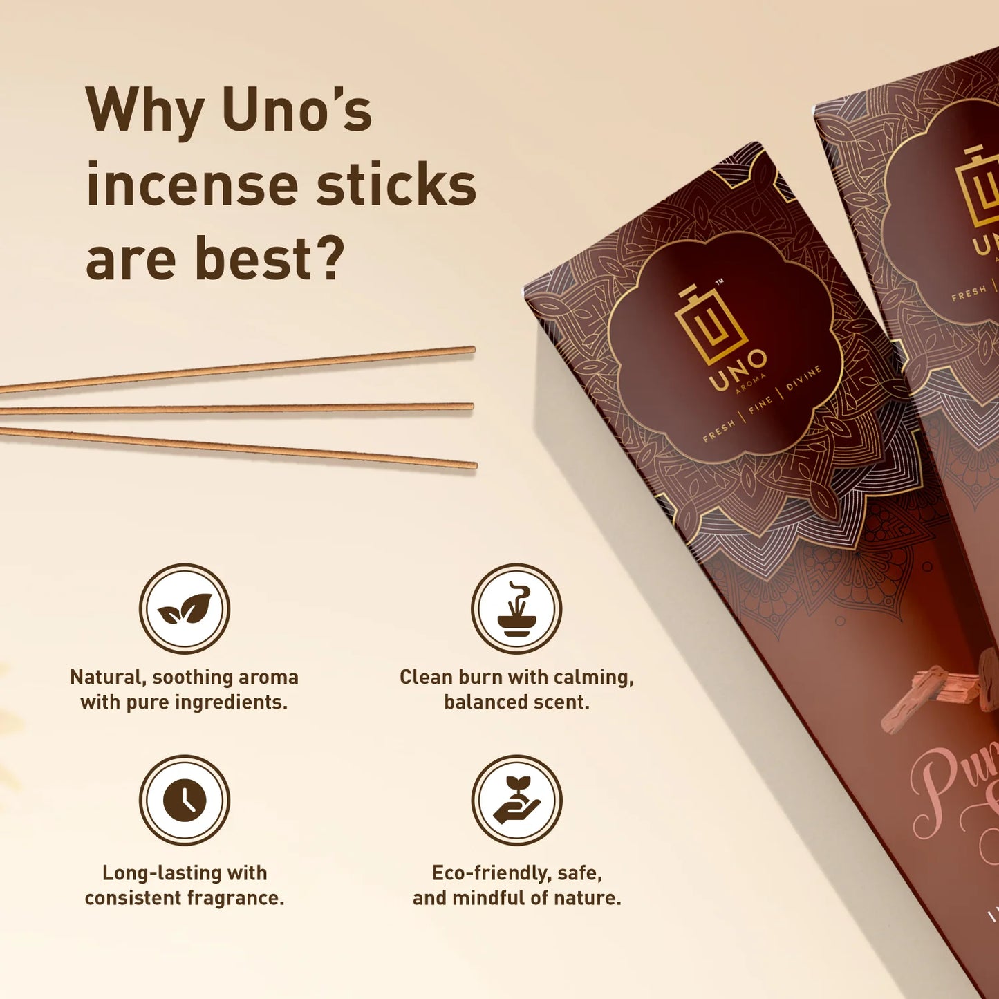 Pure Sandal - Incense Sticks (Agarbatti)