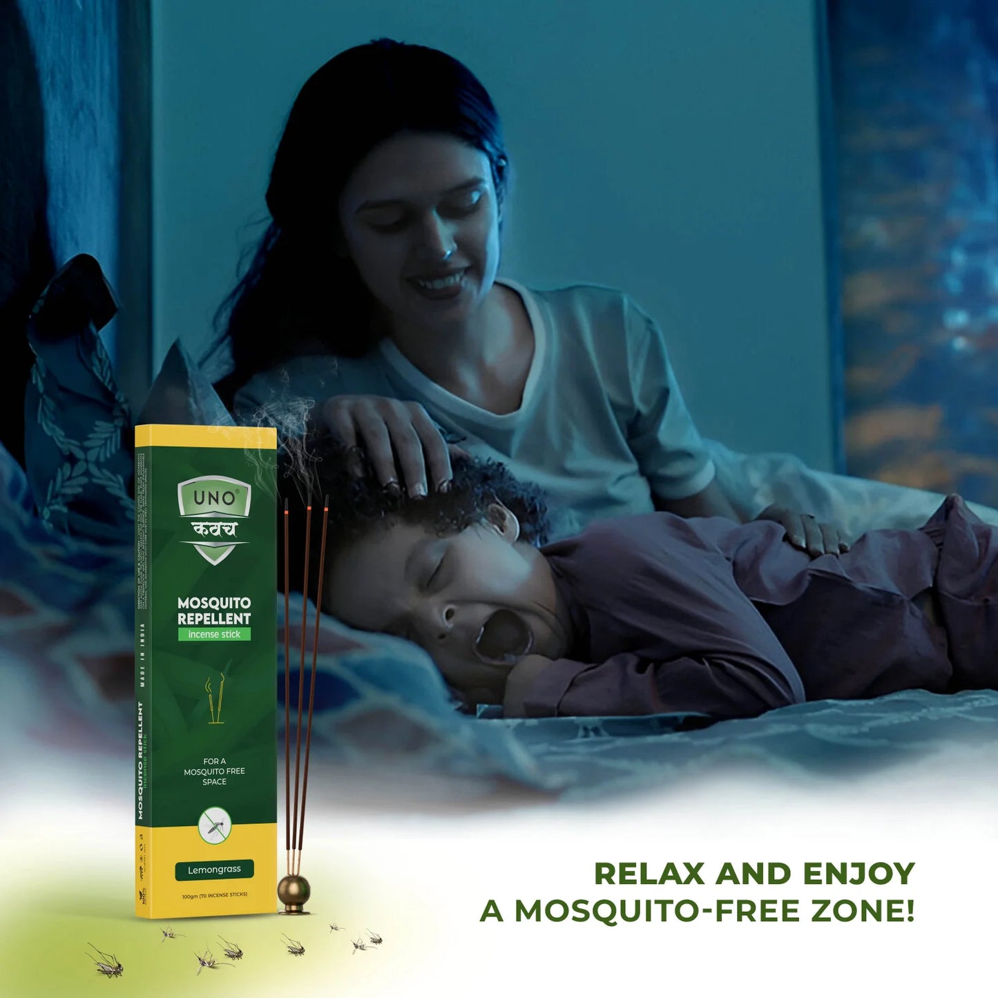 Lemongrass - Mosquito Repellent (Incense Sticks / Agarbatti)