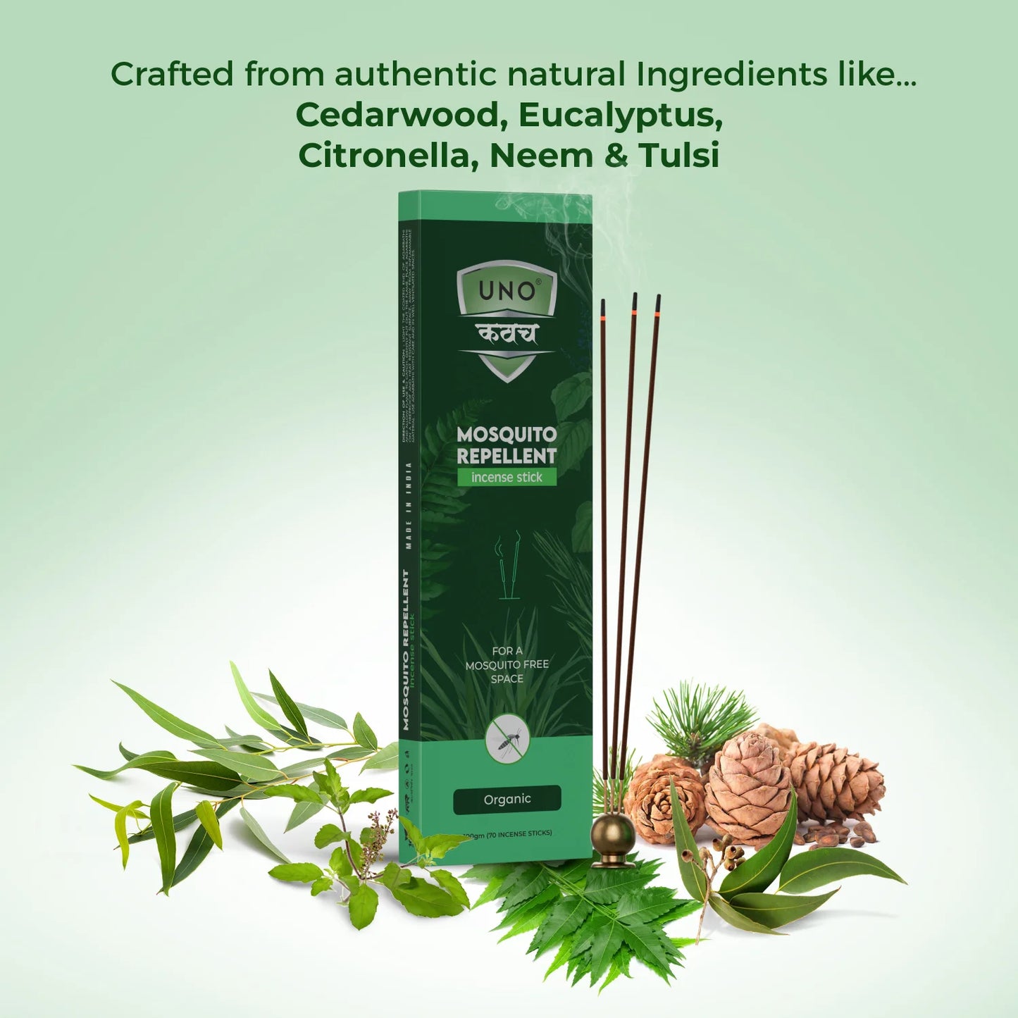 Organic - Mosquito Repellent (Incense Sticks / Agarbatti)