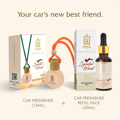 Sandalwood - Hanging Car Freshener