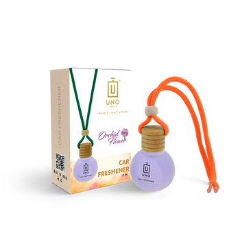 Orchid Flower - Hanging Car Freshener
