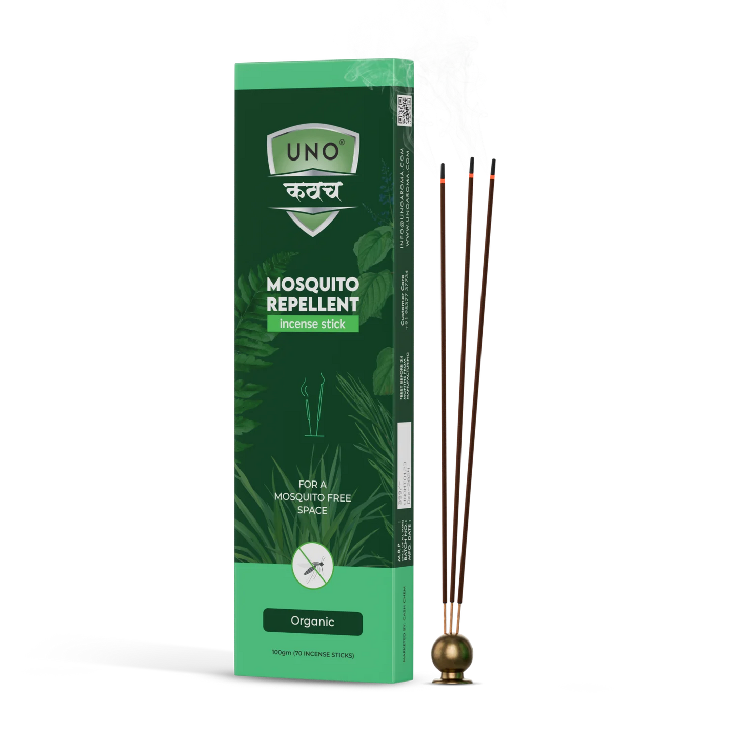 Organic - Mosquito Repellent (Incense Sticks / Agarbatti)