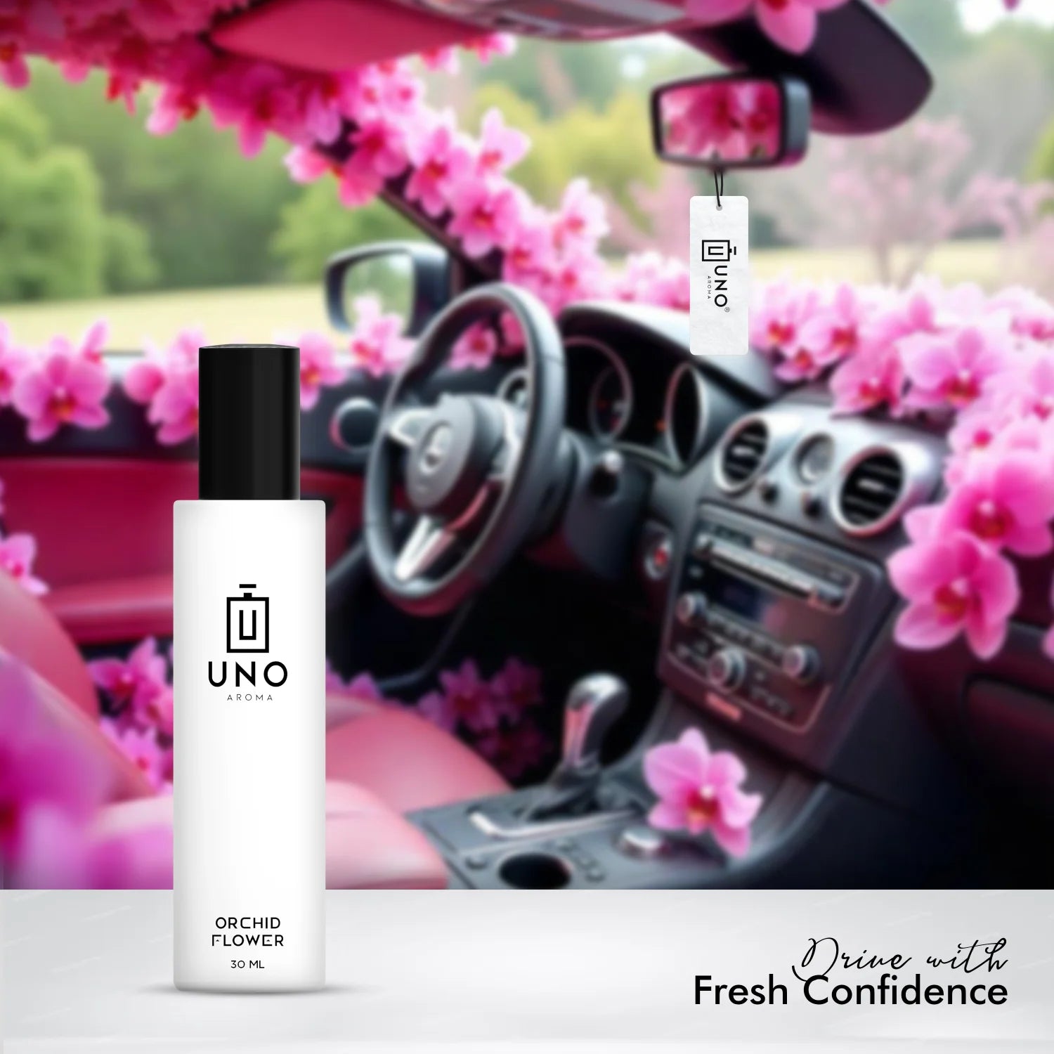 Orchid Flower Spray Car Perfumes1